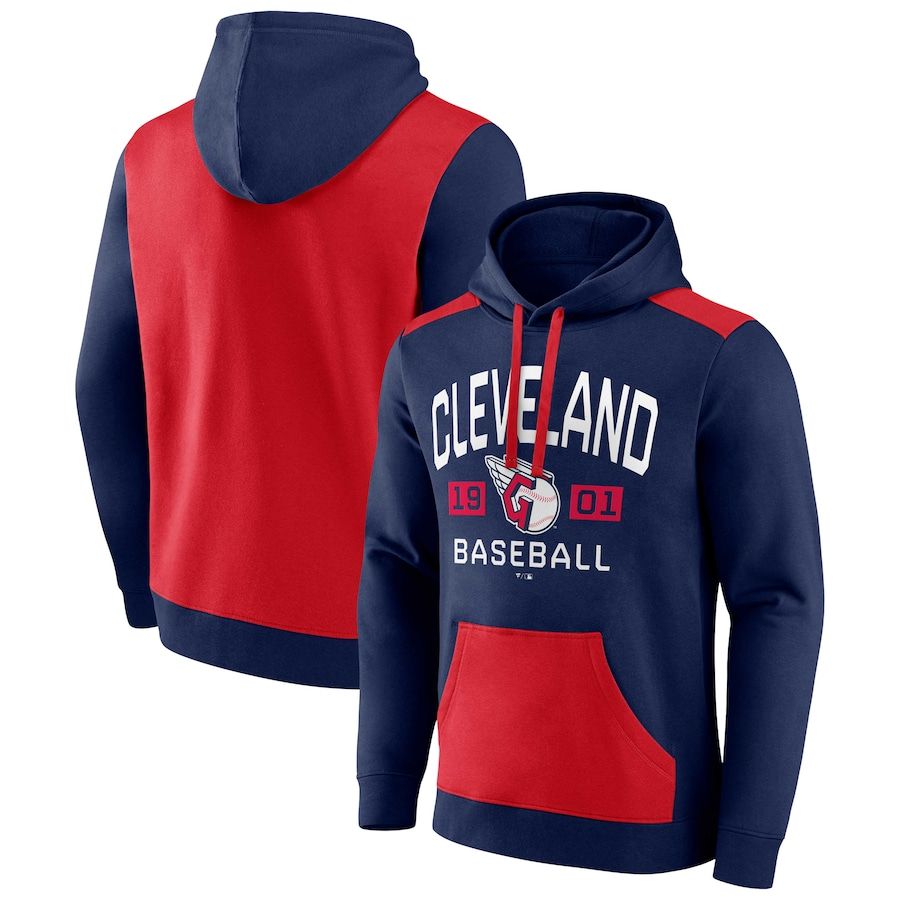 Men 2023 MLB Cleveland Indians blue Sweatshirt style 1->houston astros->MLB Jersey
